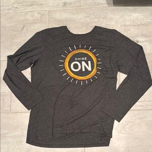 Life Is Good Charcoal Long Sleeve Tee